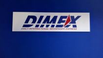 DIMEX г. Майкоп, офис выдачи. Оформление в интерьере, композитная панель с аппликацией пленками